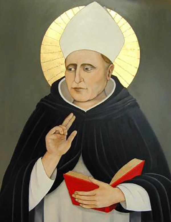 Devotional portrait of St. Albert the Great